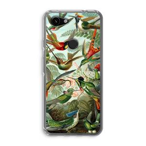 CaseCompany Haeckel Trochilidae: Google Pixel 3a Transparant Hoesje