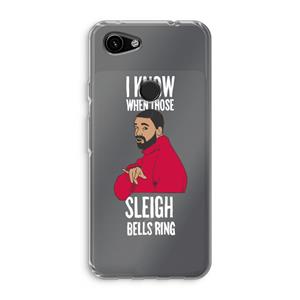 CaseCompany Sleigh Bells Ring: Google Pixel 3a Transparant Hoesje