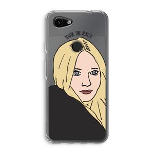 CaseCompany Ashley: Google Pixel 3a Transparant Hoesje