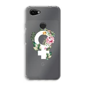 CaseCompany Venus: Google Pixel 3a Transparant Hoesje
