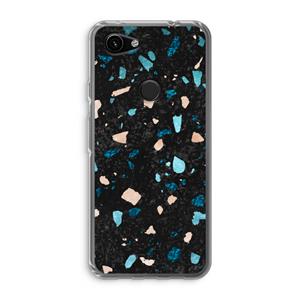 CaseCompany Terrazzo N°11: Google Pixel 3a Transparant Hoesje