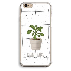 CaseCompany Kamerplant op vensterruit: iPhone 6 / 6S Transparant Hoesje