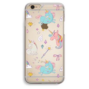 CaseCompany Fantasiewereld: iPhone 6 / 6S Transparant Hoesje