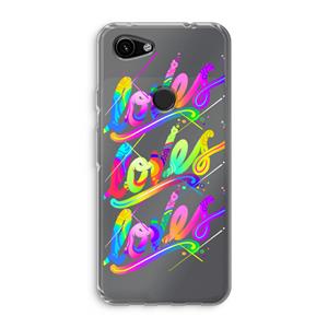 CaseCompany Loves: Google Pixel 3a Transparant Hoesje