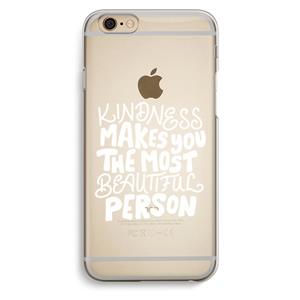 CaseCompany The prettiest: iPhone 6 / 6S Transparant Hoesje