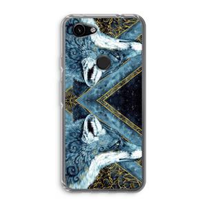 CaseCompany Golden Fox: Google Pixel 3a Transparant Hoesje