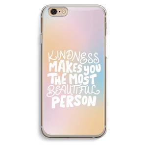 CaseCompany The prettiest: iPhone 6 / 6S Transparant Hoesje