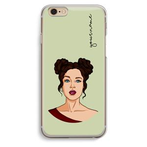 CaseCompany Pop-Art Creator: iPhone 6 / 6S Transparant Hoesje