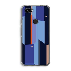 CaseCompany Gestalte 3: Google Pixel 3a Transparant Hoesje