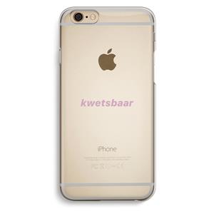CaseCompany kwetsbaar: iPhone 6 / 6S Transparant Hoesje