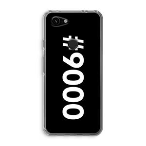 CaseCompany 9000: Google Pixel 3a Transparant Hoesje