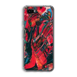 CaseCompany Endless Descent: Google Pixel 3a Transparant Hoesje