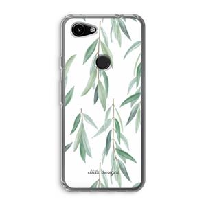 CaseCompany Branch up your life: Google Pixel 3a Transparant Hoesje