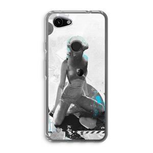 CaseCompany I will not feel a thing: Google Pixel 3a Transparant Hoesje