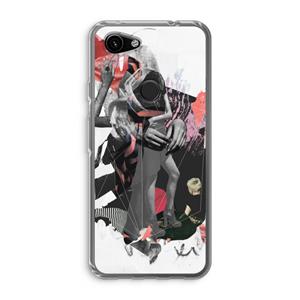 CaseCompany Dissimulation du réel: Google Pixel 3a Transparant Hoesje