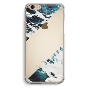 CaseCompany Golven: iPhone 6 / 6S Transparant Hoesje