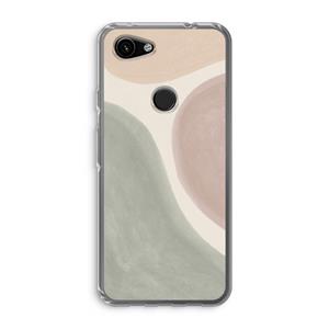 CaseCompany Geo #6: Google Pixel 3a Transparant Hoesje