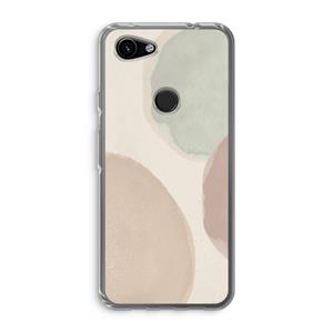 CaseCompany Geo #8: Google Pixel 3a Transparant Hoesje