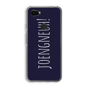 CaseCompany Joengneuh!: Google Pixel 3a Transparant Hoesje