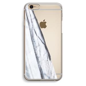CaseCompany Gestreepte marmer: iPhone 6 / 6S Transparant Hoesje