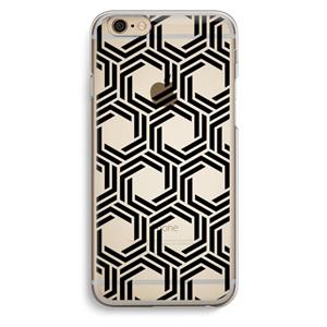 CaseCompany Geometrisch patroon: iPhone 6 / 6S Transparant Hoesje