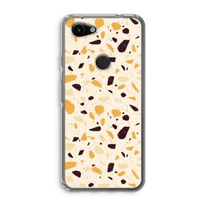 CaseCompany Terrazzo N°13: Google Pixel 3a Transparant Hoesje