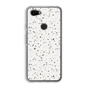 CaseCompany Terrazzo N°14: Google Pixel 3a Transparant Hoesje