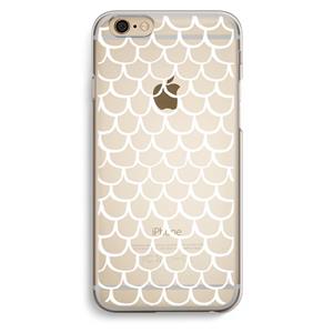 CaseCompany Dakpannetjes: iPhone 6 / 6S Transparant Hoesje