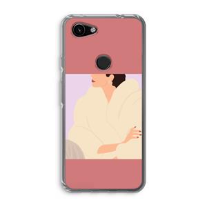 CaseCompany Cosy: Google Pixel 3a Transparant Hoesje