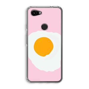 CaseCompany Sunny side up: Google Pixel 3a Transparant Hoesje