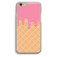 CaseCompany Ice cream: iPhone 6 / 6S Transparant Hoesje