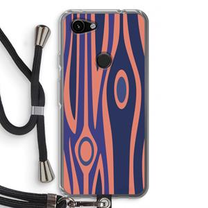 CaseCompany Bast A: Pixel 3a Transparant Hoesje met koord