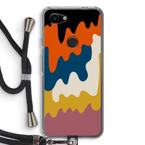 CaseCompany Baar A: Pixel 3a Transparant Hoesje met koord