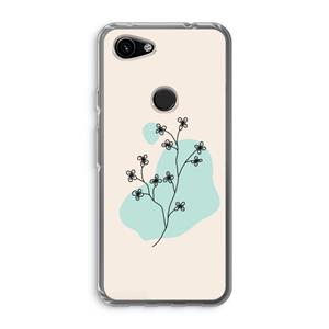 CaseCompany Love your petals: Google Pixel 3a Transparant Hoesje