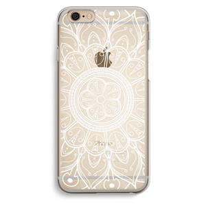 CaseCompany Roses Are Red: iPhone 6 / 6S Transparant Hoesje