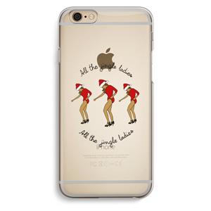 CaseCompany Jingle Ladies: iPhone 6 / 6S Transparant Hoesje