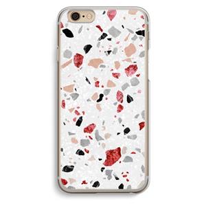 CaseCompany Terrazzo N°12: iPhone 6 / 6S Transparant Hoesje