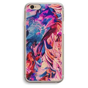 CaseCompany Pink Orchard: iPhone 6 / 6S Transparant Hoesje
