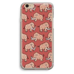 CaseCompany Mammoet: iPhone 6 / 6S Transparant Hoesje