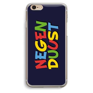 CaseCompany 90's One: iPhone 6 / 6S Transparant Hoesje