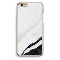 CaseCompany Elegante marmer: iPhone 6 / 6S Transparant Hoesje