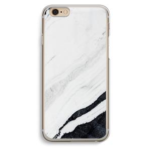 CaseCompany Elegante marmer: iPhone 6 / 6S Transparant Hoesje