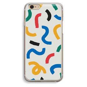 CaseCompany Illustratieve pop 2: iPhone 6 / 6S Transparant Hoesje