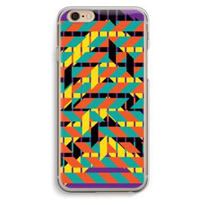 CaseCompany Skew Bee 2: iPhone 6 / 6S Transparant Hoesje