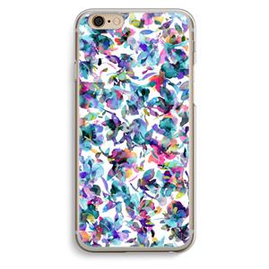 CaseCompany Hibiscus Flowers: iPhone 6 / 6S Transparant Hoesje
