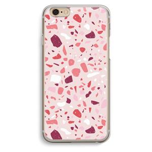 CaseCompany Terrazzo N°15: iPhone 6 / 6S Transparant Hoesje