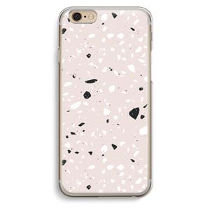 CaseCompany Terrazzo N°20: iPhone 6 / 6S Transparant Hoesje