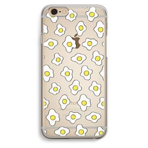 CaseCompany Spiegeleitjes: iPhone 6 / 6S Transparant Hoesje