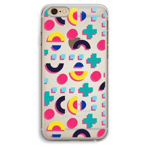 CaseCompany 8-bit N°2: iPhone 6 Plus / 6S Plus Transparant Hoesje