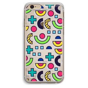 CaseCompany 8-bit N°6: iPhone 6 Plus / 6S Plus Transparant Hoesje